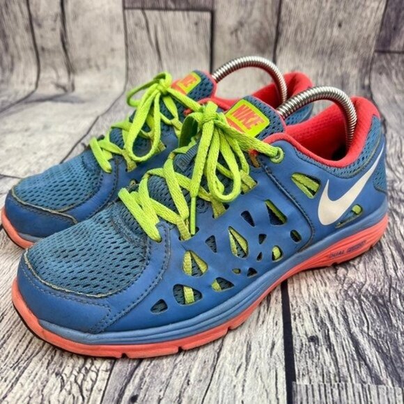Nike Dual Fusion Run 2 Women's Size 7.5 Running Athletic Shoes Blue 599564-400 - Picture 5 of 11